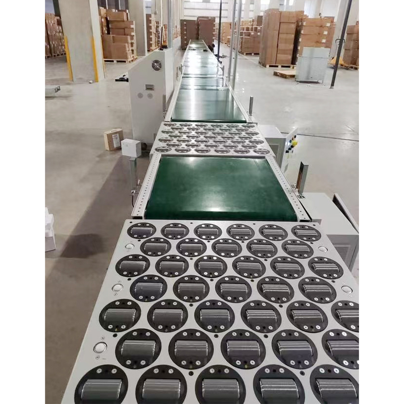 How does the control system of a swing wheel sorter achieve precise sorting control?